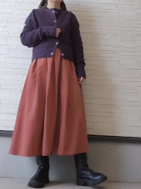 「MEDE19F（メデジュウキュウ）のアイテム（シューズ）」を使った、rasp16erryさん（レディース・152cm）の秋コーディネート