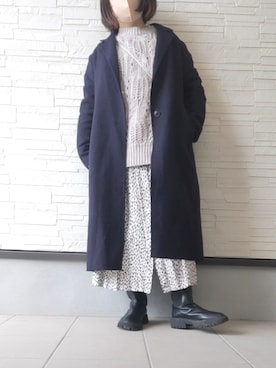 「MEDE19F（メデジュウキュウ）のアイテム（シューズ）」を使った、rasp16erryさん（レディース・152cm）の冬コーディネート
