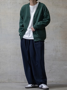 「PRO CLUB （プロクラブ）のアイテム（トップス）」を使った、ますさん（メンズ・177cm）の秋コーディネート