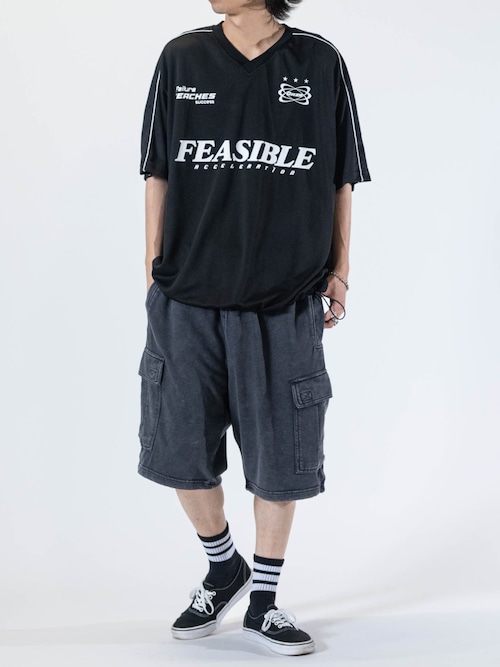 セール】【13】フロントプリント サッカーデザイン 半袖ゲーム