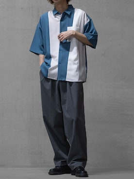 「Naive magic（ナイーブマジック）のアイテム（トップス）」を使った、ますさん（メンズ・177cm）の春コーディネート