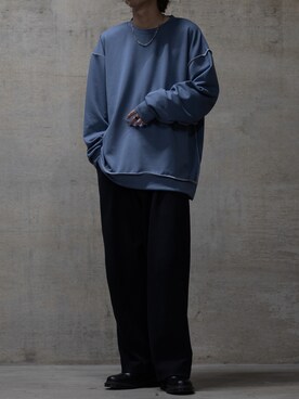 「UNIQLO（ユニクロ）のアイテム（スラックス）」を使った、ますさん（メンズ・177cm）の冬コーディネート