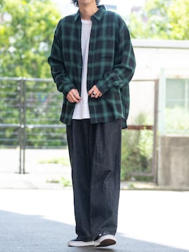 「PROCLUB」｜ますさん（メンズ・177cm）の夏コーディネート
