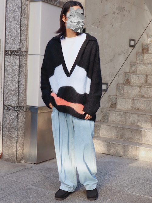 セール】ワイドバルーンデニムパンツ(10oz DENIM)（デニムパンツ