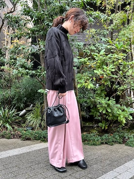 「crie conforto」｜MOEKO.さん（レディース・164cm）の冬コーディネート