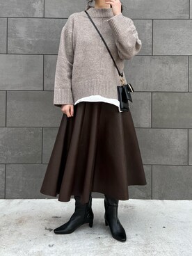 「crie conforto」｜MOEKO.さん（レディース・164cm）の冬コーディネート