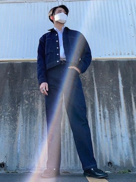 「H-（エイチマイナス）のアイテム」を使った、だなお、くろーぜっと。さん（メンズ・178cm）の冬コーディネート