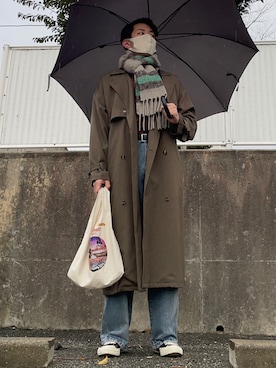 だなお、くろーぜっと。さん（メンズ・178cm）の冬コーディネート