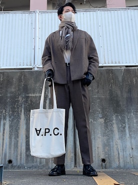 だなお、くろーぜっと。さん（メンズ・178cm）の冬コーディネート