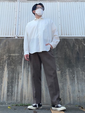 「PUBLIC TOKYO（パブリックトウキョウ）のアイテム（シャツ/ブラウス）」を使った、だなお、くろーぜっと。さん（メンズ・178cm）の春コーディネート