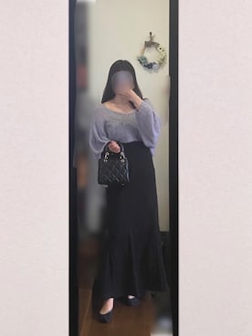 「春ニット」｜まろじさん（レディース・155cm）の夏コーディネート