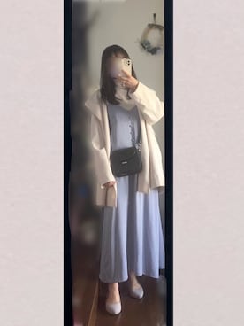 まろじさん（レディース・154cm）の冬コーディネート