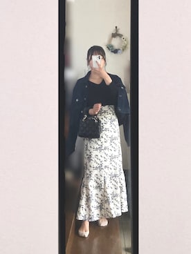 まろじさん（レディース・154cm）の春コーディネート