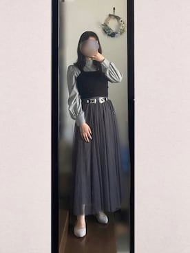 「Millennial Generation（ミレニアルジェネレーション）のアイテム」を使った、まろじさん（レディース・154cm）の秋コーディネート