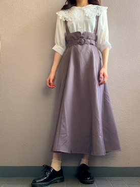 「アイテム（ジャンパースカート）」を使った、himmelさん（レディース・150cm）の夏コーディネート