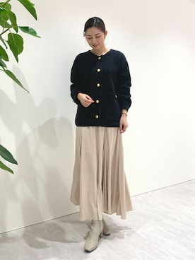 himiko_officialさん（レディース・165cm）の冬コーディネート