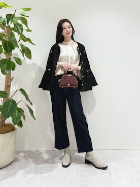 「HIMIKO（ヒミコ）のアイテム」を使った、himiko_officialさん（レディース・166cm）の秋コーディネート