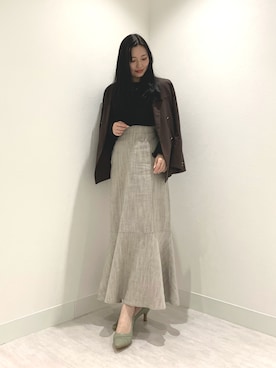 himiko_officialさん（レディース・166cm）の春コーディネート