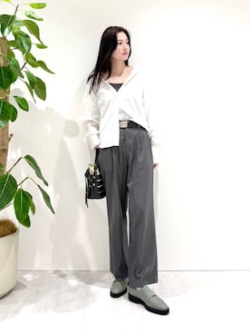 「アイテム（ドレスシューズ）」を使った、himiko_officialさん（レディース・166cm）の秋コーディネート