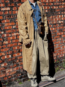 「MARBLES（マーブルズ）のアイテム」を使った、Chocolarrさん（メンズ・174cm）の冬コーディネート