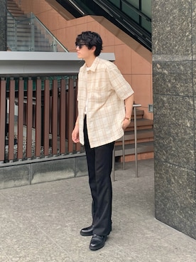 「CANAL JEAN（キャナルジーン）のアイテム」を使った、Ryoさん（メンズ・173cm）の夏コーディネート