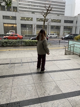 「level7」｜「アイテム（パンツ）」を使った、ほたるさん（レディース・161cm）の冬コーディネート
