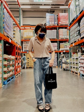 「costco」｜Shu Nicoleさん（レディース・155cm）の夏コーディネート