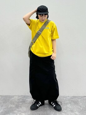 「アイテム（キャップ）」を使った、Naoさん（レディース・159cm・20代）の春コーディネート