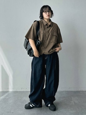 「アイテム（シャツ/ブラウス）」を使った、Naoさん（レディース・159cm・30代）の夏コーディネート