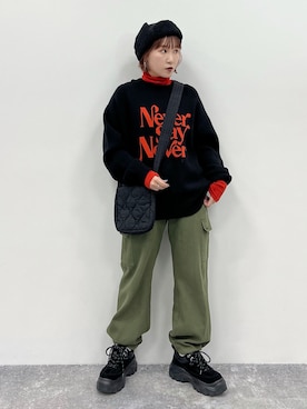 Naoさん（レディース・159cm）の冬コーディネート