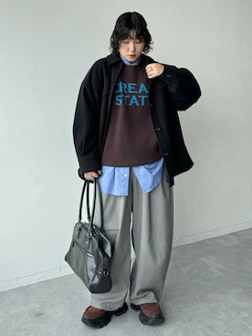 「アイテム（テーラードジャケット）」を使った、Naoさん（レディース・159cm・30代）の秋コーディネート