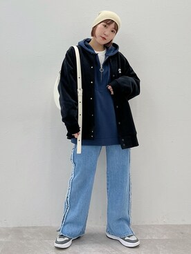 Naoさん(レディース・159cm)の冬コーディネート