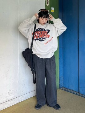 「PBLIM（ページボーイリム）のアイテム（バックパック/リュック）」を使った、Naoさん（レディース・159cm）の冬コーディネート