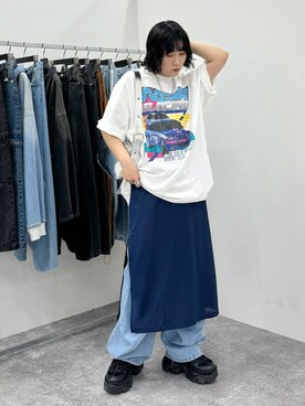 「PBLIM（ページボーイリム）のアイテム（ワンピース/ドレス）」を使った、Naoさん（レディース・159cm）の春コーディネート