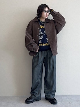 「アイテム（ブルゾン）」を使った、Naoさん（レディース・159cm・30代）の夏コーディネート