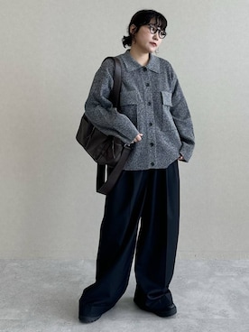「アイテム（ブルゾン）」を使った、Naoさん（レディース・159cm・30代）の秋コーディネート
