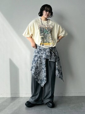 「アイテム（シャツ/ブラウス）」を使った、Naoさん（レディース・159cm・30代）の夏コーディネート
