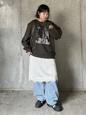 Naoさん(レディース・159cm)の冬コーディネート