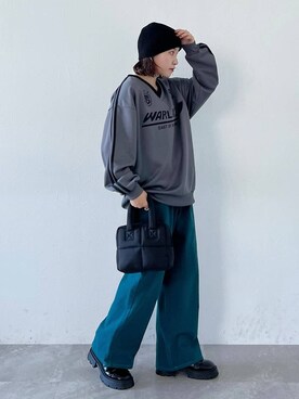 「アイテム（その他トップス）」を使った、Naoさん（レディース・159cm・20代）の秋コーディネート