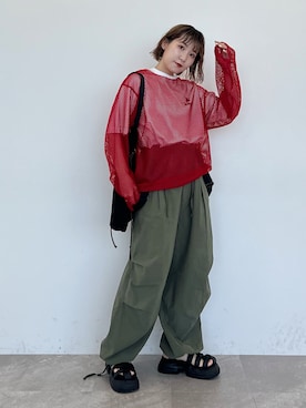 「アイテム（その他トップス）」を使った、Naoさん（レディース・159cm・20代）の夏コーディネート