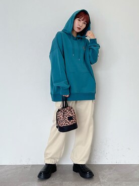 「メンズライクコーデ」｜「アイテム（ブーツ）」を使った、Naoさん（レディース・159cm）の秋コーディネート