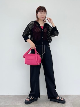 「PBLIM（ページボーイリム）のPAGEBOYLIM/カツラギスケーターパンツ（その他パンツ）」を使った、Naoさん（レディース・158cm）の春コーディネート