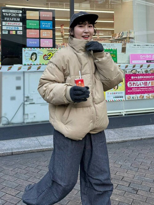 PAGEBOY 本部Naoさんのダウンジャケット/コートを使ったコーディネート 