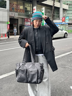 「アイテム（メガネ）」を使った、Naoさん（レディース・159cm・30代）の秋コーディネート