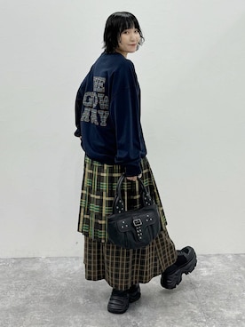 「アイテム（スウェット）」を使った、Naoさん（レディース・159cm・20代）の秋コーディネート