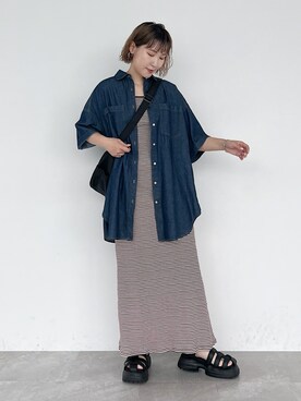 Naoさん（レディース・159cm）の春コーディネート