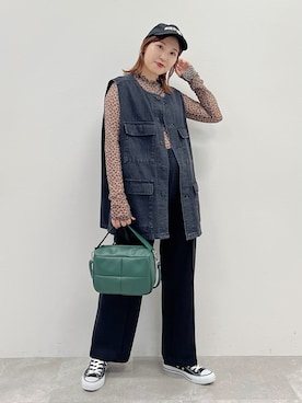 「アイテム（その他トップス）」を使った、Naoさん（レディース・159cm・20代）の夏コーディネート