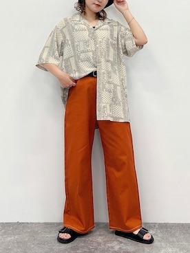 「PBLIM（ページボーイリム）のPAGEBOYLIM/カツラギスケーターパンツ（その他パンツ）」を使った、Naoさん（レディース・158cm）の春コーディネート