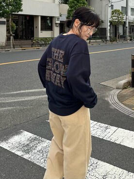 「アイテム（スウェット）」を使った、Naoさん（レディース・159cm・20代）の秋コーディネート