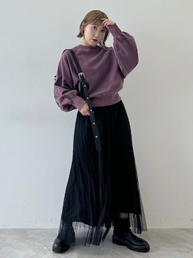 Naoさん（レディース・159cm）の冬コーディネート